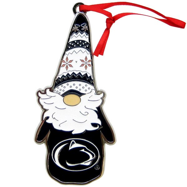 ornament metal gnome with Penn State Athletic Logo